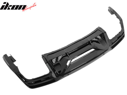 2024-2026 Ford Mustang Dark Horse OE Gloss Black Rear Bumper Diffuser