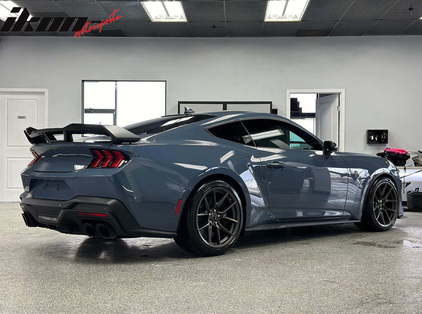 2024-2026 Ford Mustang Dark Horse OE Matte Black Rear Bumper Diffuser