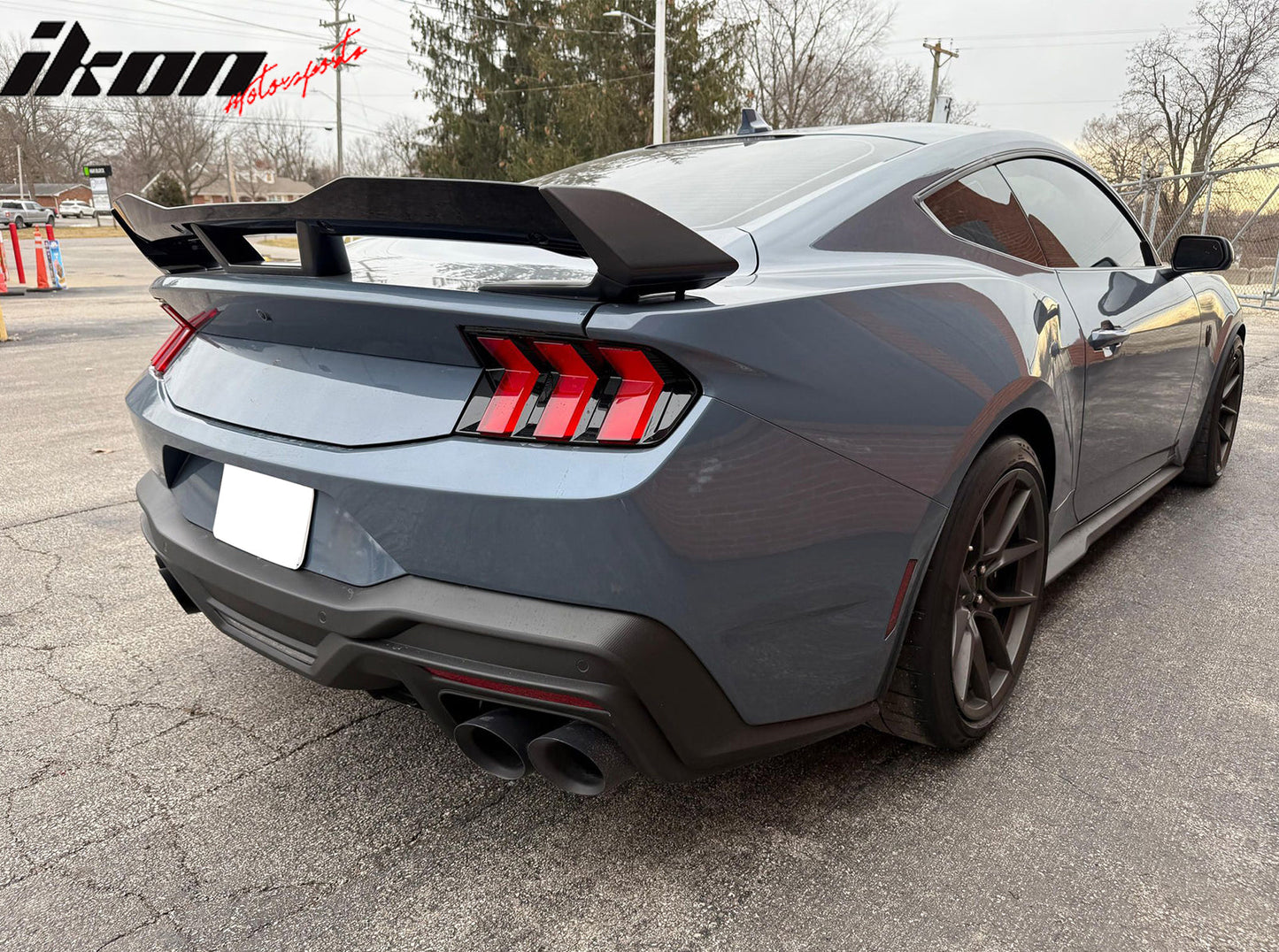 2024-2026 Ford Mustang Dark Horse OE Matte Black Rear Bumper Diffuser