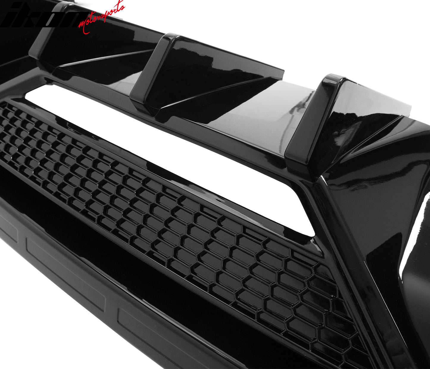 2024-2026 Ford Mustang Rear Diffuser Speed Style Gloss Black