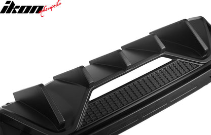 2024-2026 Ford Mustang Rear Diffuser Speed Style Matte Black
