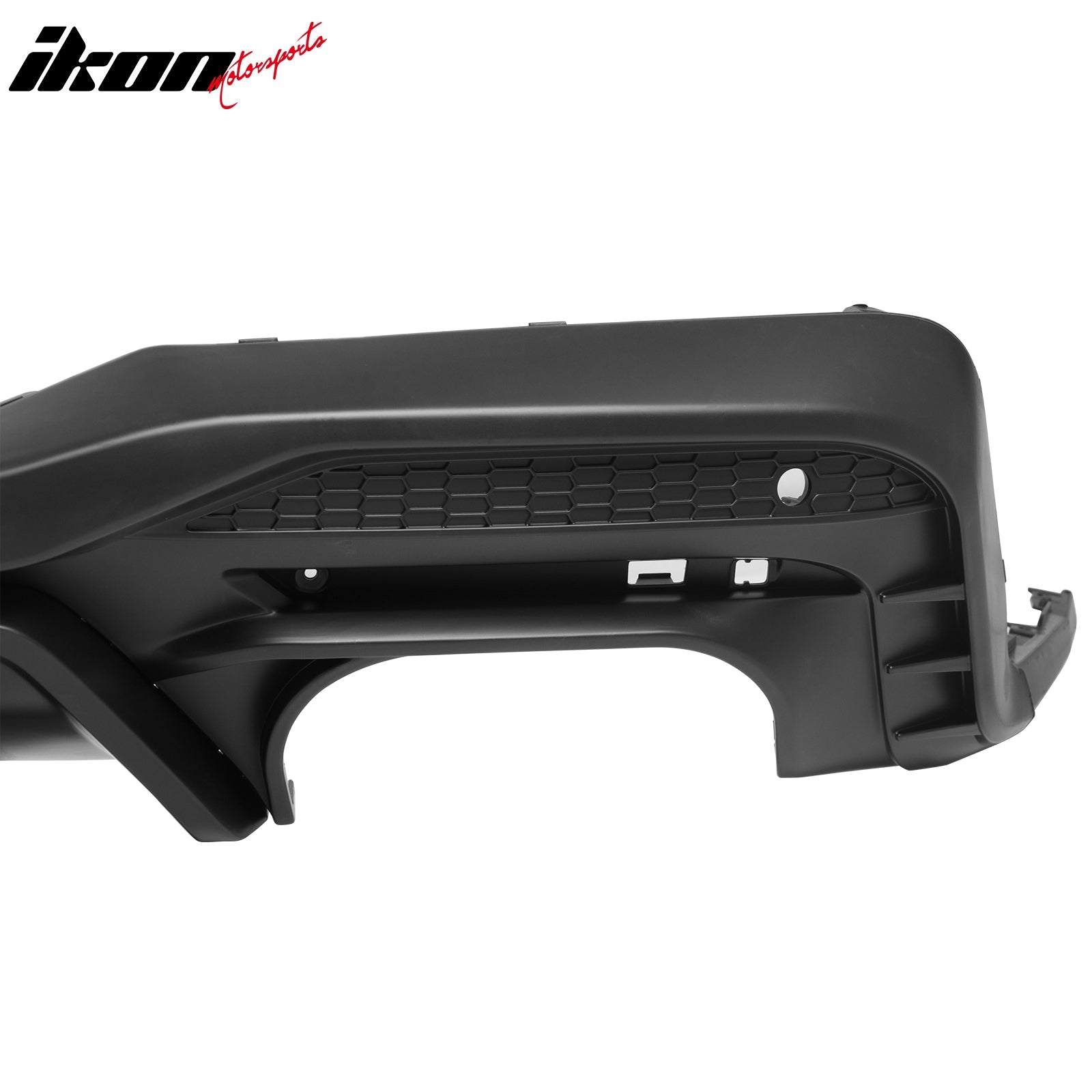 2024-2026 Ford Mustang Rear Diffuser Speed Style Matte Black