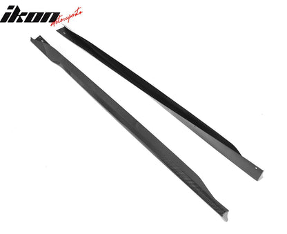 2024-2026 Ford Mustang OE Style 2PCS Side Skirts Panel Carbon Fiber CF