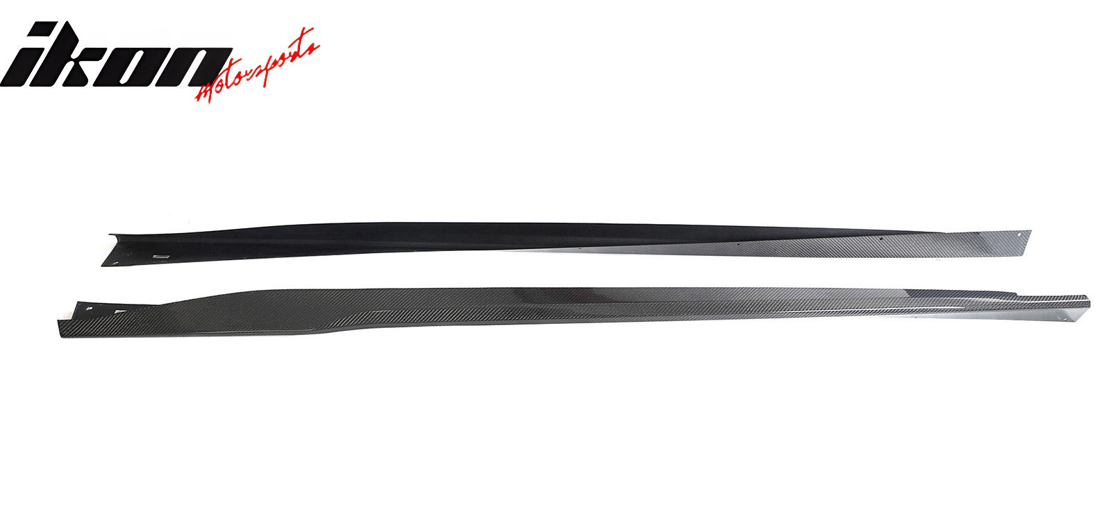 2024-2026 Ford Mustang OE Style 2PCS Side Skirts Panel Carbon Fiber CF