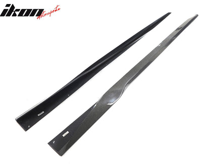 2024-2026 Ford Mustang OE Style 2PCS Side Skirts Panel Carbon Fiber CF