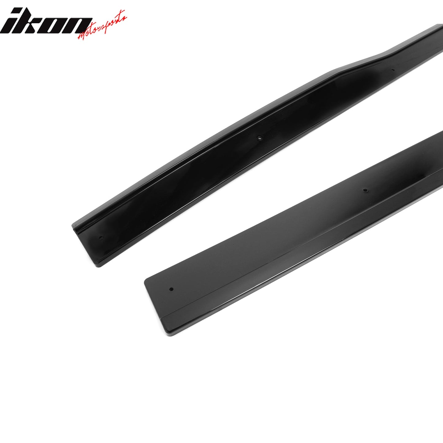 2024-2026 Ford Mustang Side Skirt GT500 Style Rocker Panel Gloss Black