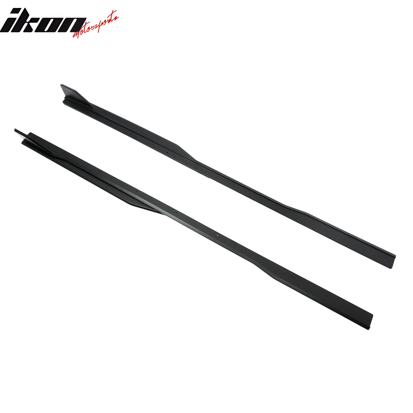2024-2026 Ford Mustang Side Skirt GT500 Style Rocker Panel Matte Black