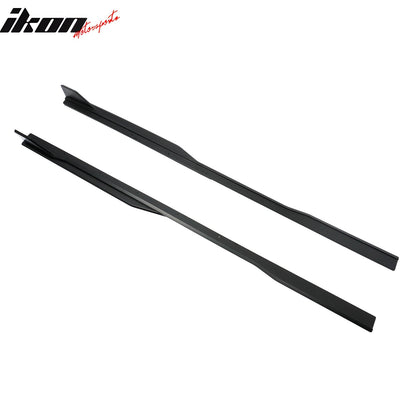 2024-2026 Ford Mustang Side Skirt GT500 Style Rocker Panel Matte Black