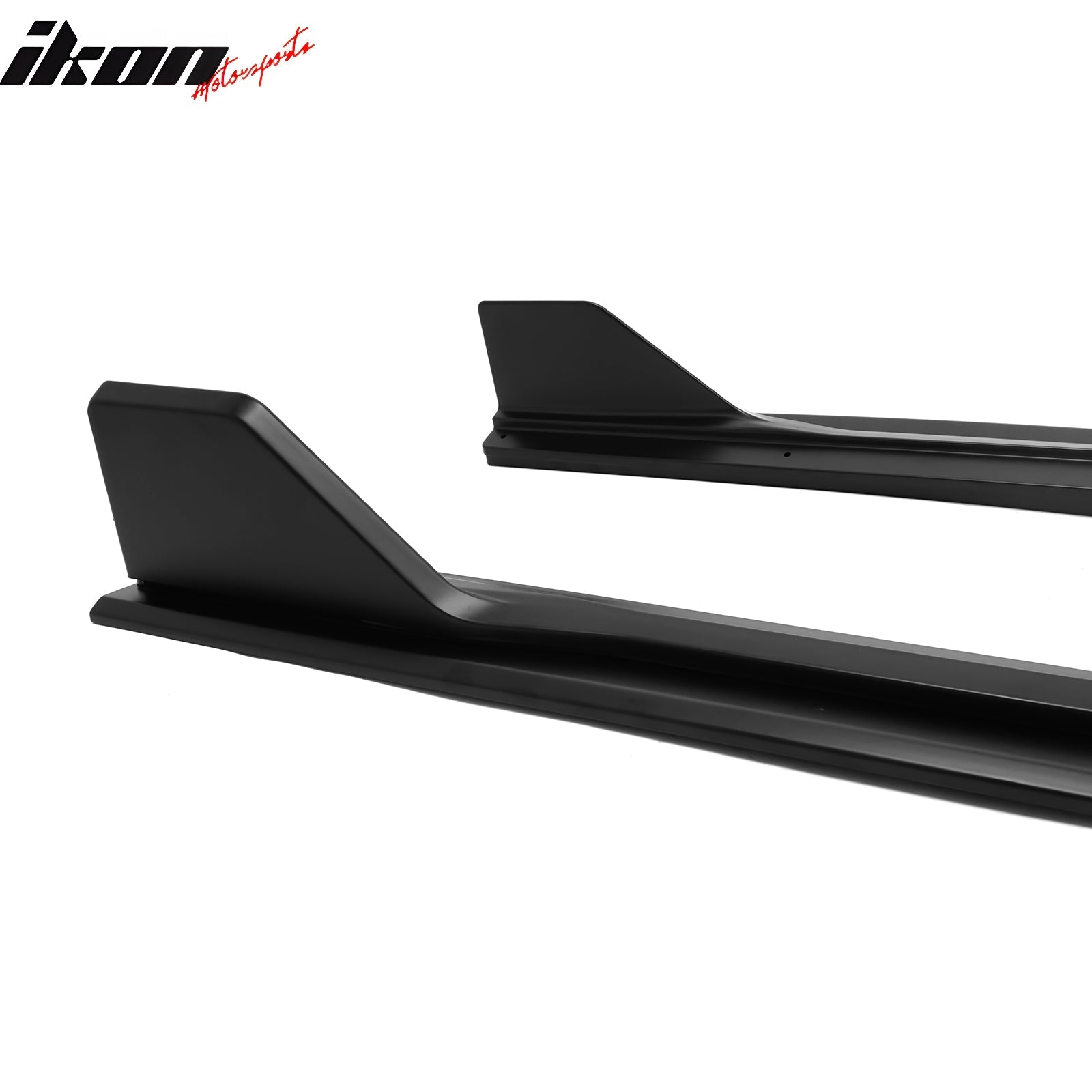 2024-2026 Ford Mustang Side Skirt GT500 Style Rocker Panel Matte Black