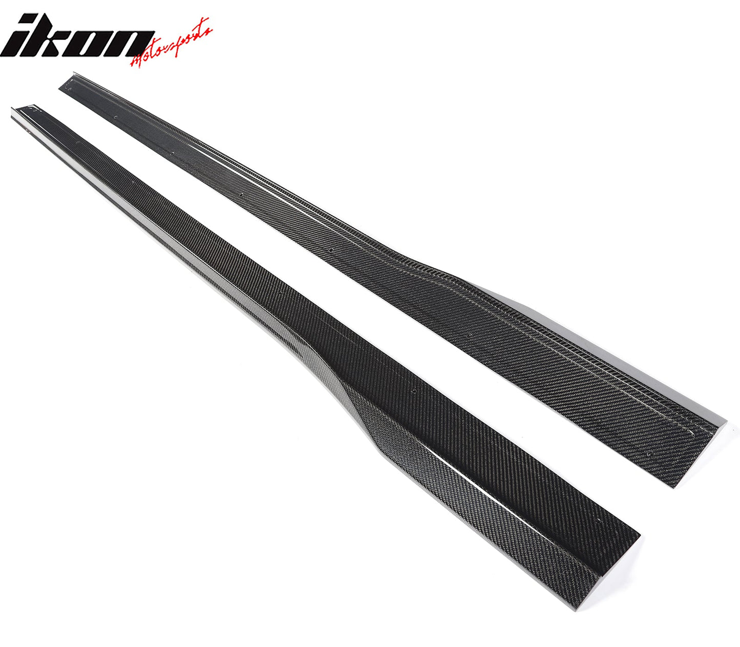 2024-2026 Ford Mustang R Style Carbon Fiber Side Skirts Splitters Pair