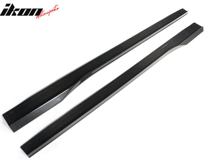 2024-2026 Ford Mustang R Style Carbon Fiber Side Skirts Splitters Pair