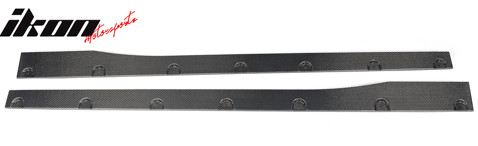 2024-2026 Ford Mustang R Style Carbon Fiber Side Skirts Splitters Pair