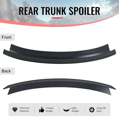 2024-2026 Ford Mustang S650 7th R Style Primer Black Trunk Spoiler ABS