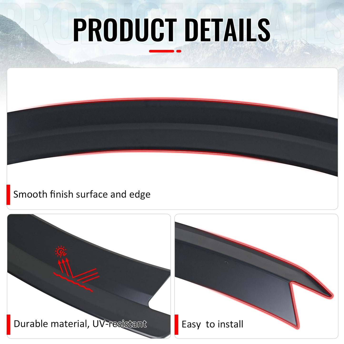 2024-2026 Ford Mustang S650 7th R Style Primer Black Trunk Spoiler ABS
