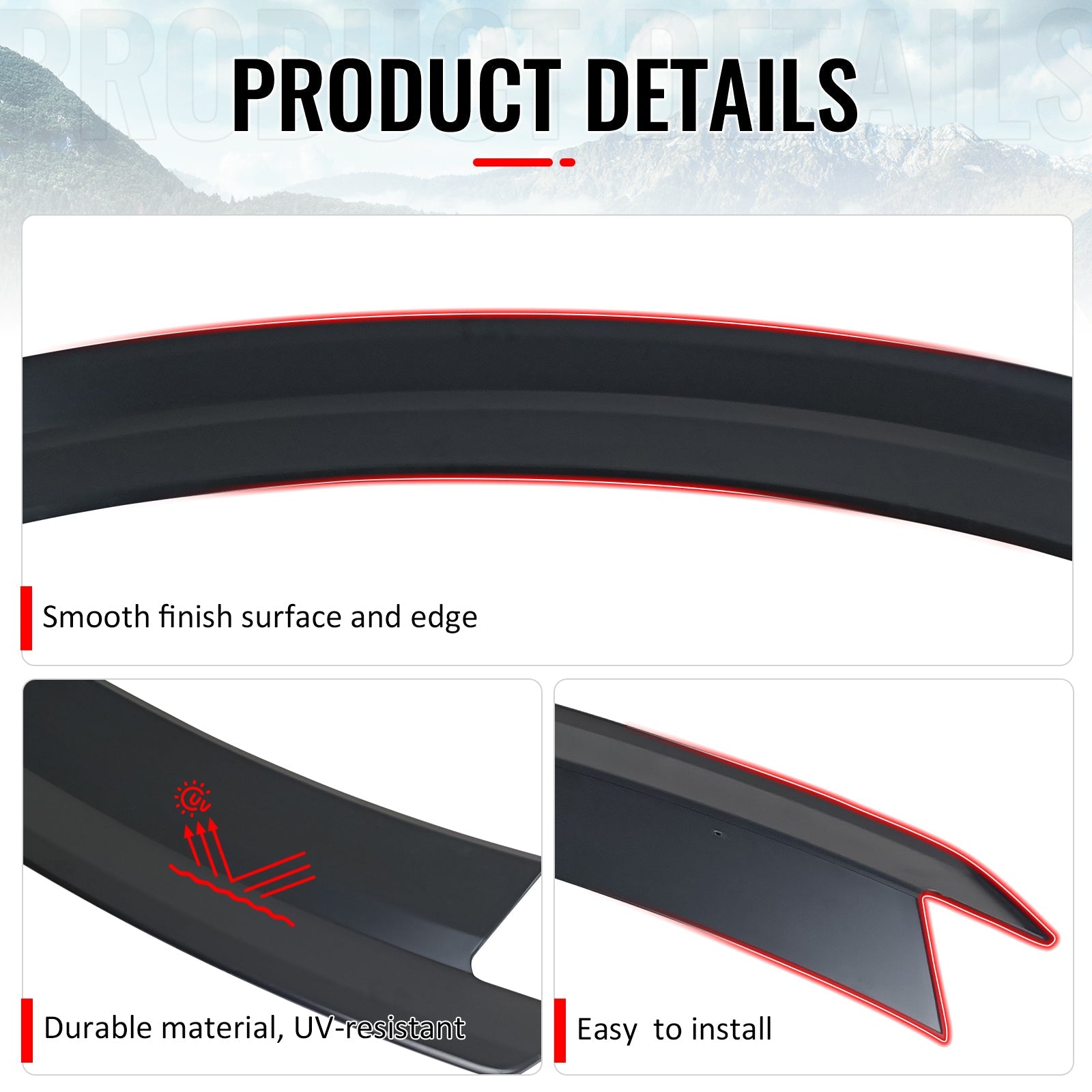 2024-2026 Ford Mustang S650 7th R Style Primer Black Trunk Spoiler ABS