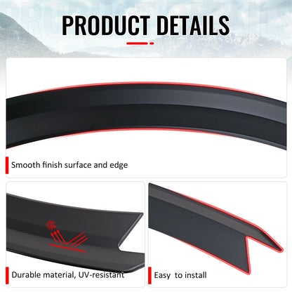 2024-2026 Ford Mustang S650 7th R Style Matte Black Trunk Spoiler ABS