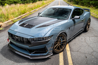 2024+ Ford Mustang Dark Horse DRY CARBON FIBER Front Splitter