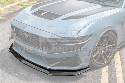 2024+ Ford Mustang Dark Horse DRY CARBON FIBER Front Splitter