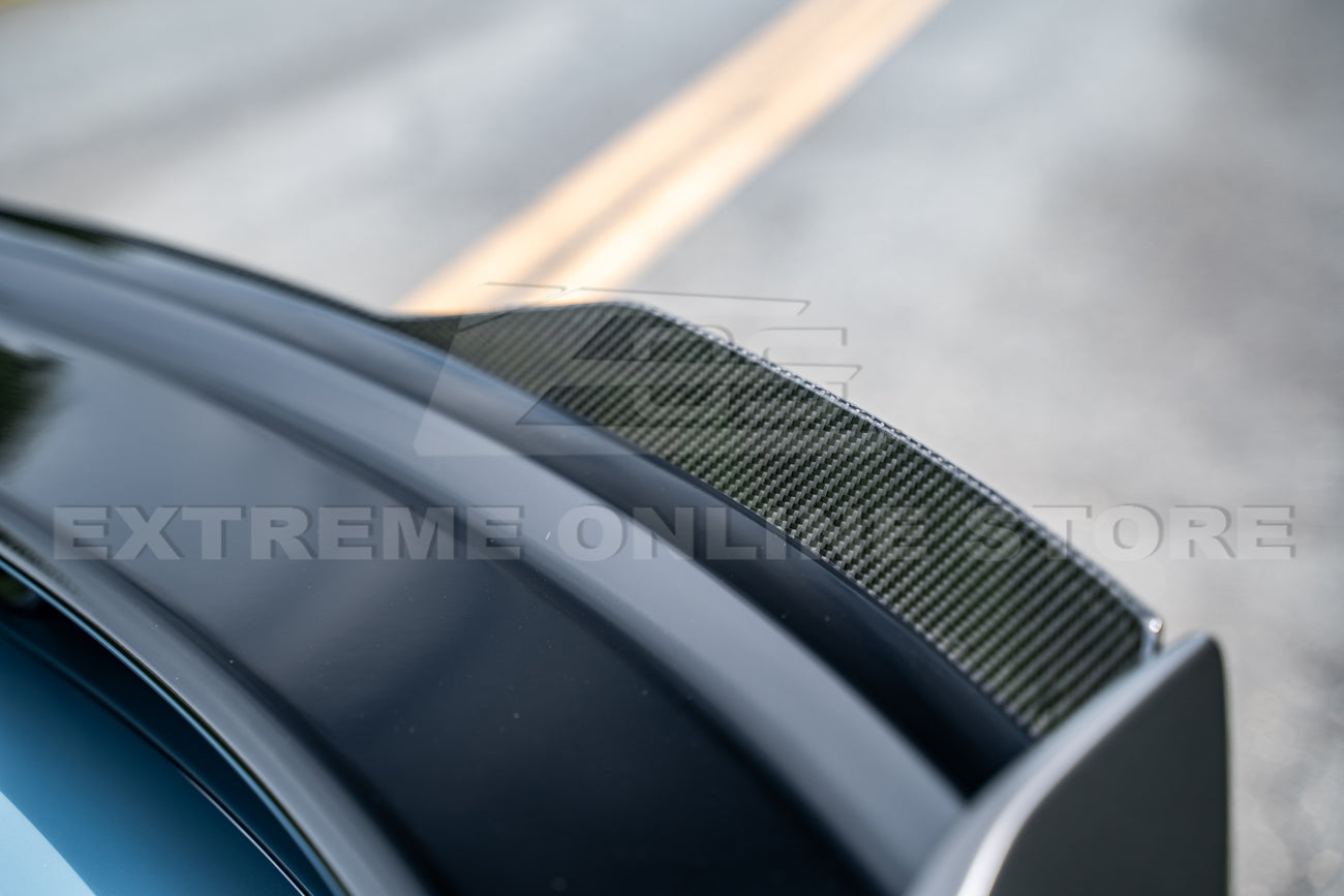 2024+ Ford Mustang Darkhorse DRY CARBON FIBER Rear Gurney Spoiler