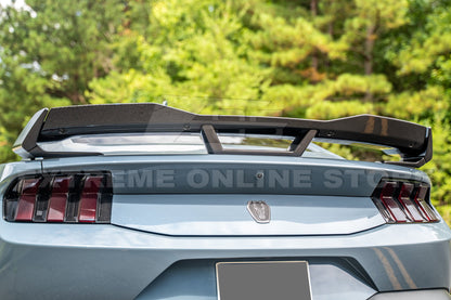 2024+ Ford Mustang Darkhorse DRY CARBON FIBER Rear Gurney Spoiler