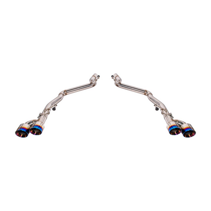 2024+ Mustang GT Muffler Delete Axle Back Quad Tips Exhaust