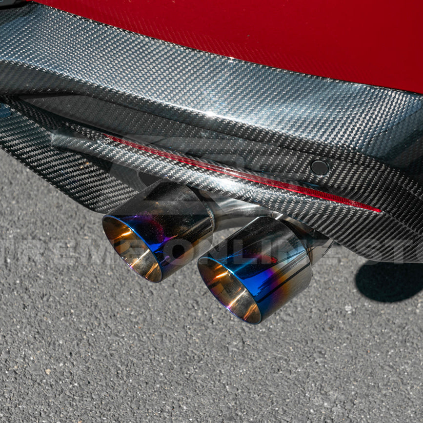 2024+ Mustang GT Muffler Delete Axle Back Quad Tips Exhaust