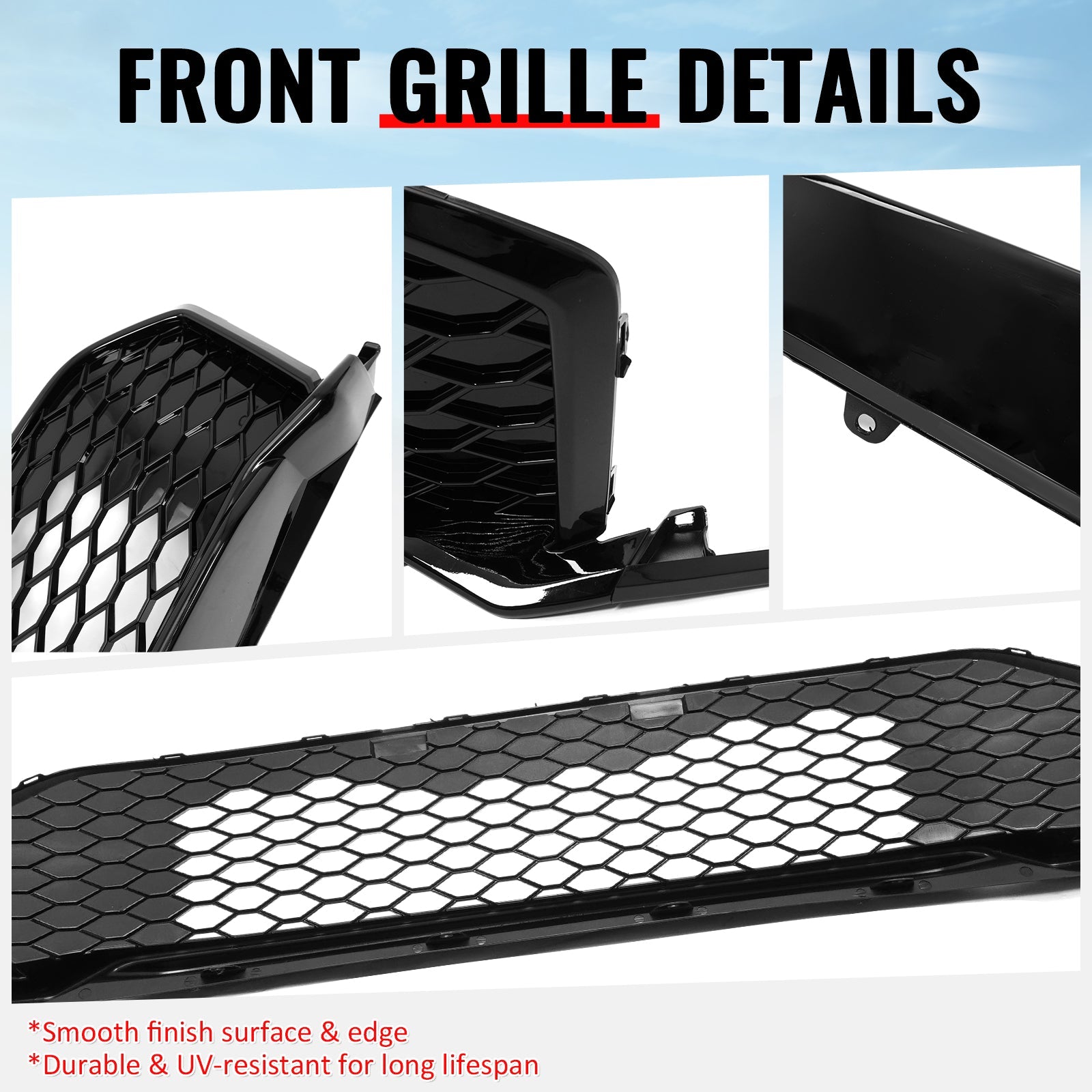 2025-2026 Honda Civic Type R Front Bumper Lower Grille ABS