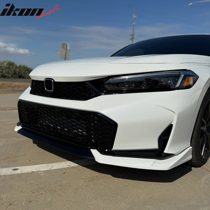2025-2026 Honda Civic Gloss Black Type R Front Lower Upper Grilles ABS