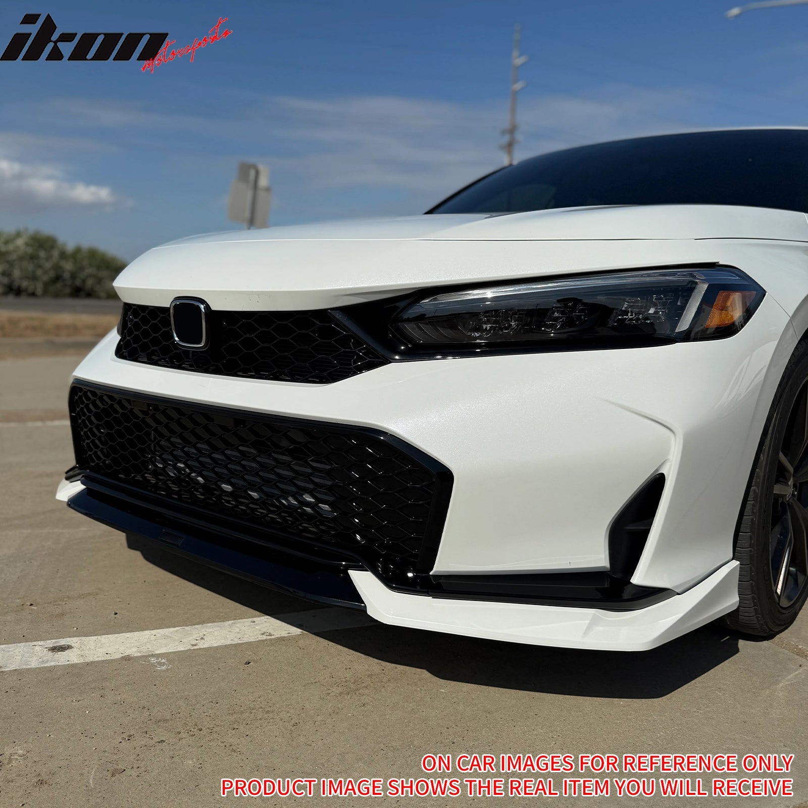 2025-2026 Honda Civic Matte Black Type R Front Lower Upper Grilles ABS