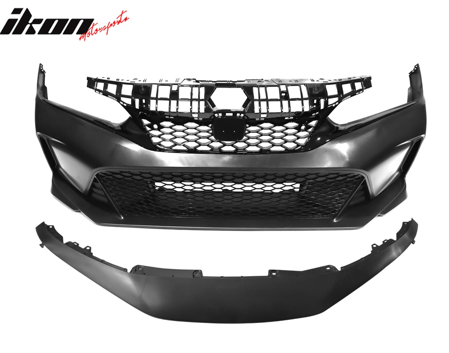 2025-2026 Honda Civic Type R Style Front Bumper Conversion w/ Grilles