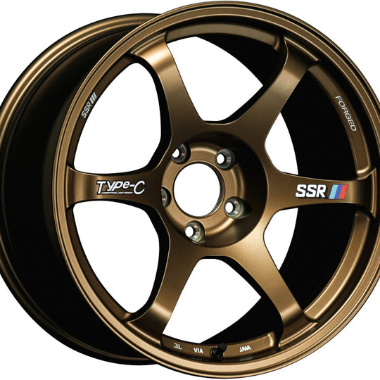 SSR Type-C Forged 18x9.5 +45 5x100 in Racing Bronze Wheel