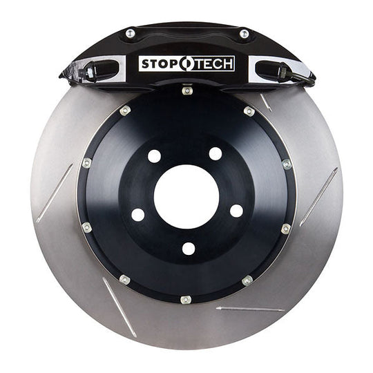 Stoptech ST-40 Big Brake Kit Front 355mm Black Slotted Rotors - Subaru Models (inc. 2002-2007 WRX)