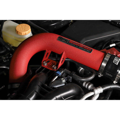 GrimmSpeed Front Mount Intercooler Kit Black Core w/ Red Piping - 2015-2021 Subaru WRX
