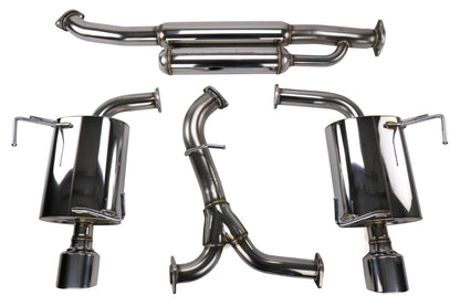 HKS Super Turbo Muffler Cat Back Exhaust - 2015-2021 Subaru WRX / STI
