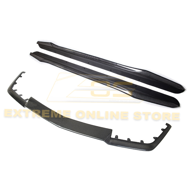 2009-15 Cadillac CTS-V Carbon Fiber Front Splitter & Side Skirts