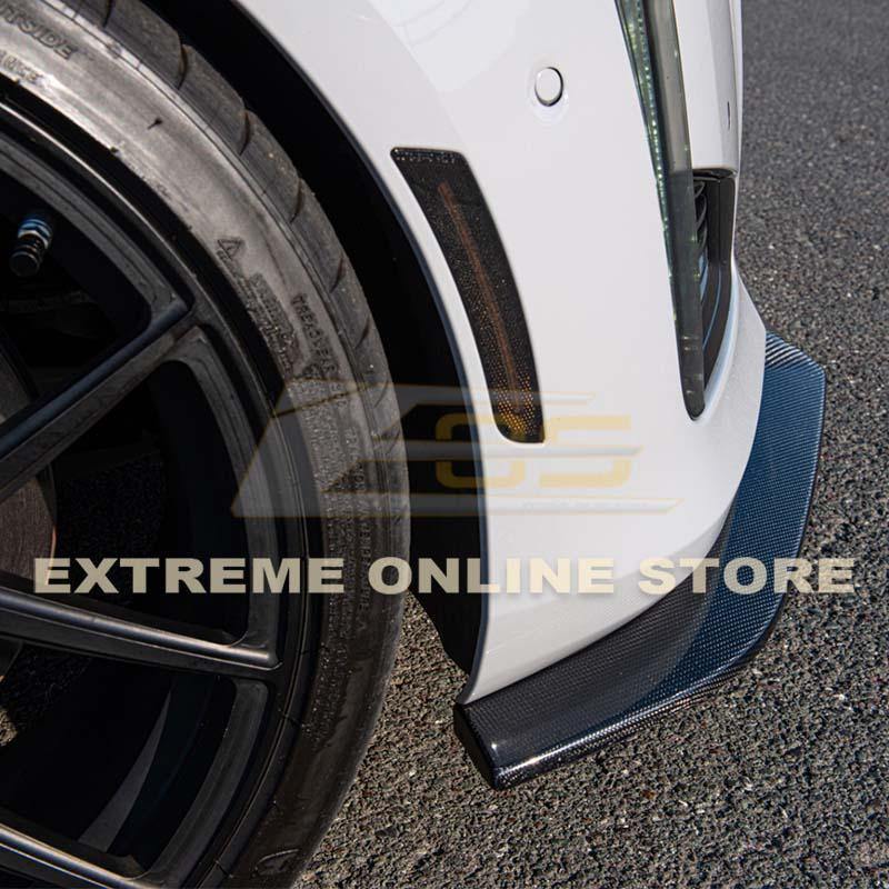 2014-19 Cadillac CTS Carbon Fiber Front Splitter & Side Skirts