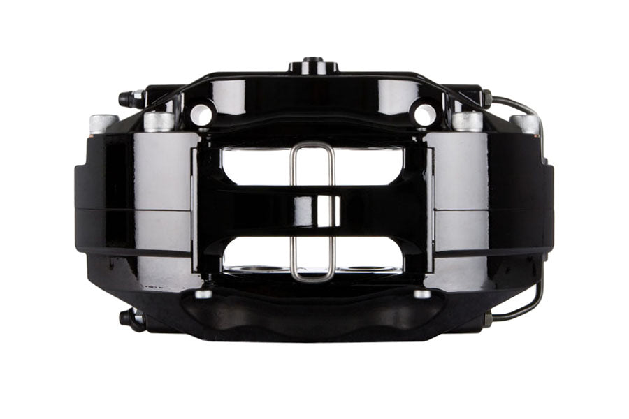Stoptech ST-40 Big Brake Kit Front 332mm Black Slotted Rotors - 2004 Subaru STI