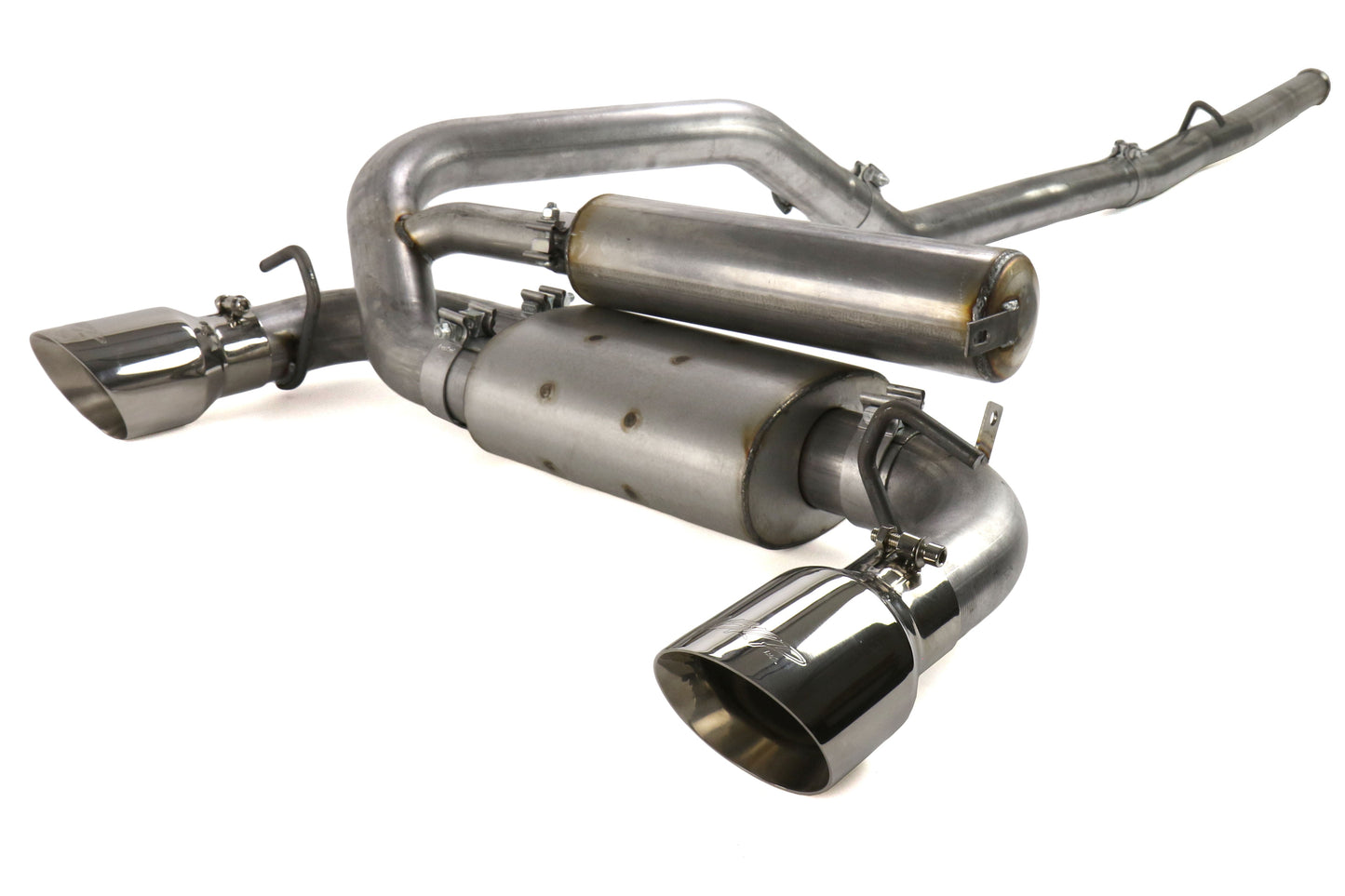 MBRP Installer Series 3in Cat Back Dual Outlet Exhaust Aluminized - 2016-2017 Ford Focus RS