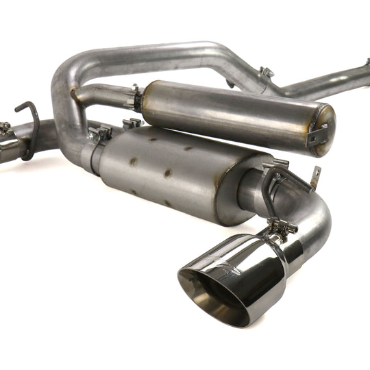 MBRP Installer Series 3in Cat Back Dual Outlet Exhaust Aluminized - 2016-2017 Ford Focus RS