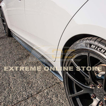 2014-19 Cadillac CTS Carbon Fiber Front Splitter & Side Skirts