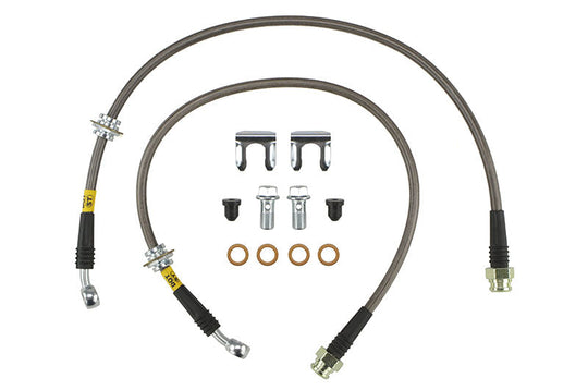 Stoptech Stainless Steel Brake Lines Rear - 2002-2007 Subaru WRX