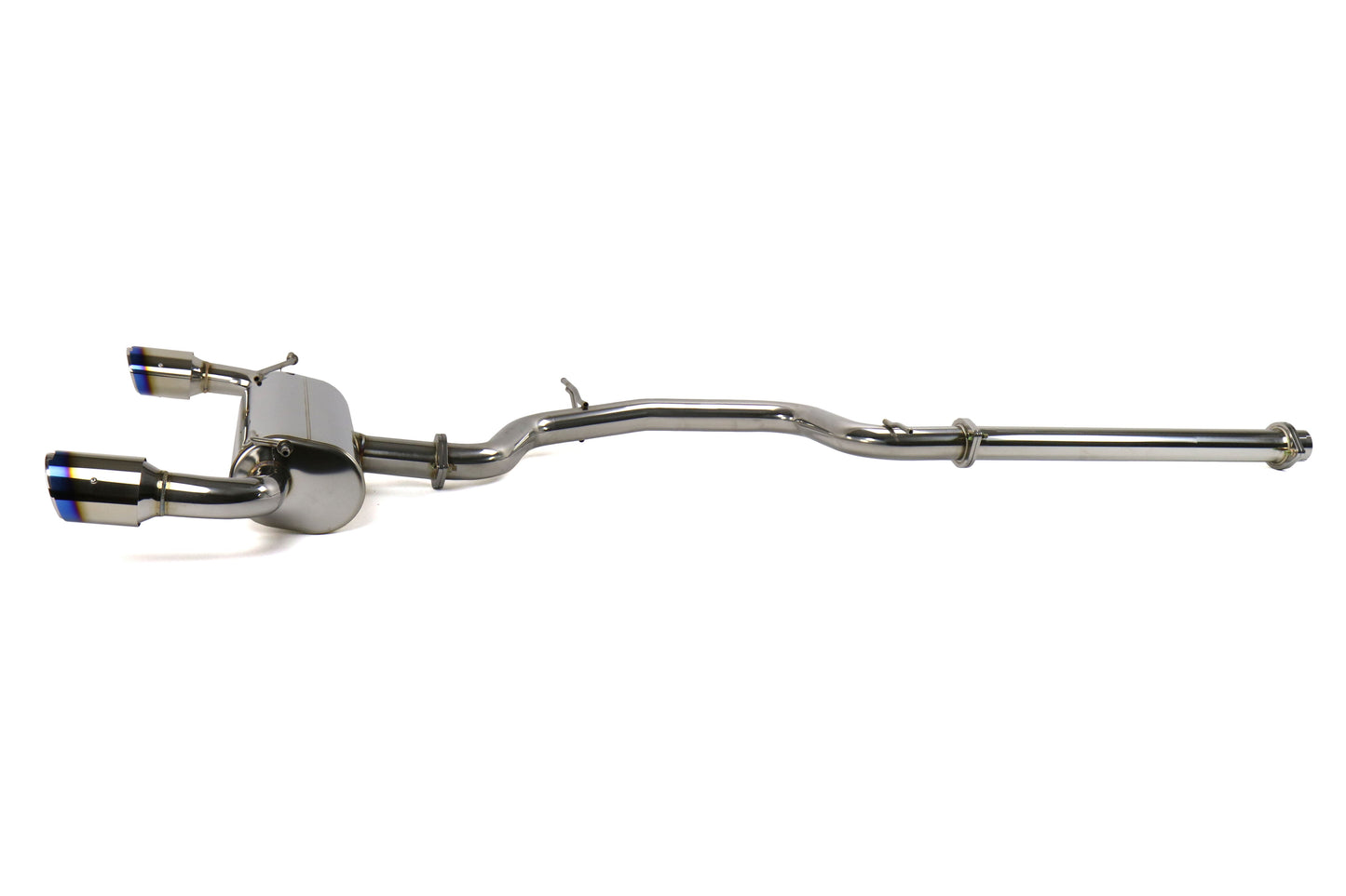 Remark Cat Back Exhaust w/ Burnt Stainless Steel Tip Cover - 2015-2024 Volkswagen GTI