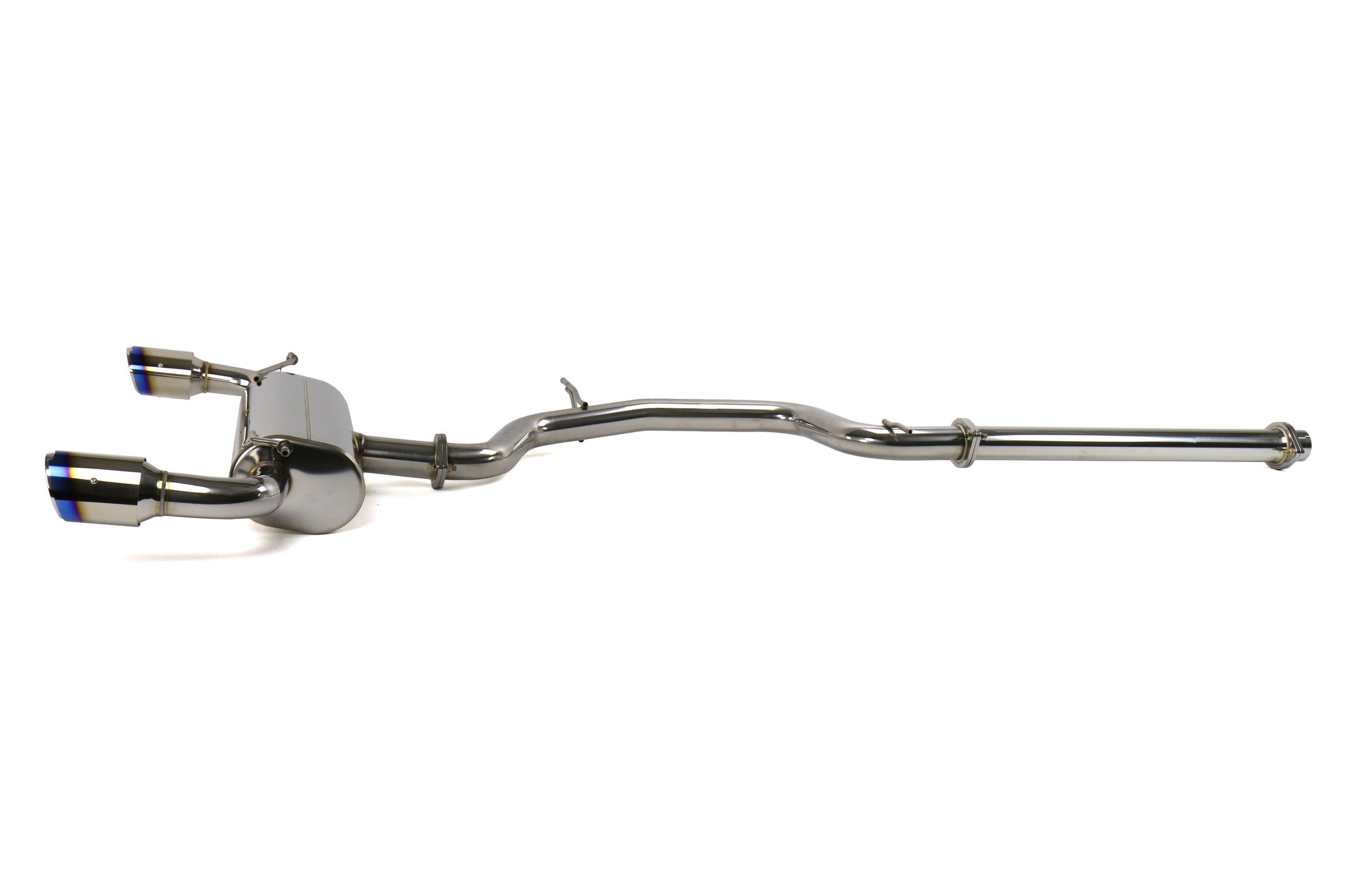 Remark Cat Back Exhaust w/ Burnt Stainless Steel Tip Cover - 2015-2024 Volkswagen GTI