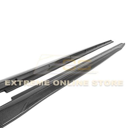 2014-19 Cadillac CTS Carbon Fiber Front Splitter & Side Skirts