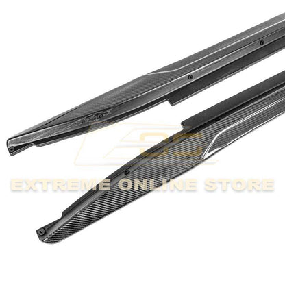 2014-19 Cadillac CTS Carbon Fiber Front Splitter & Side Skirts