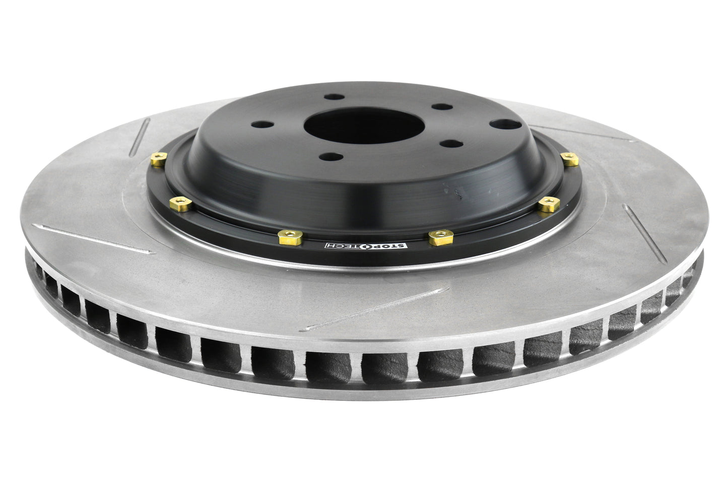 Stoptech 2-Piece Aerorotor 380x30 Slotted Pair - 2009-2024 Nissan GT-R