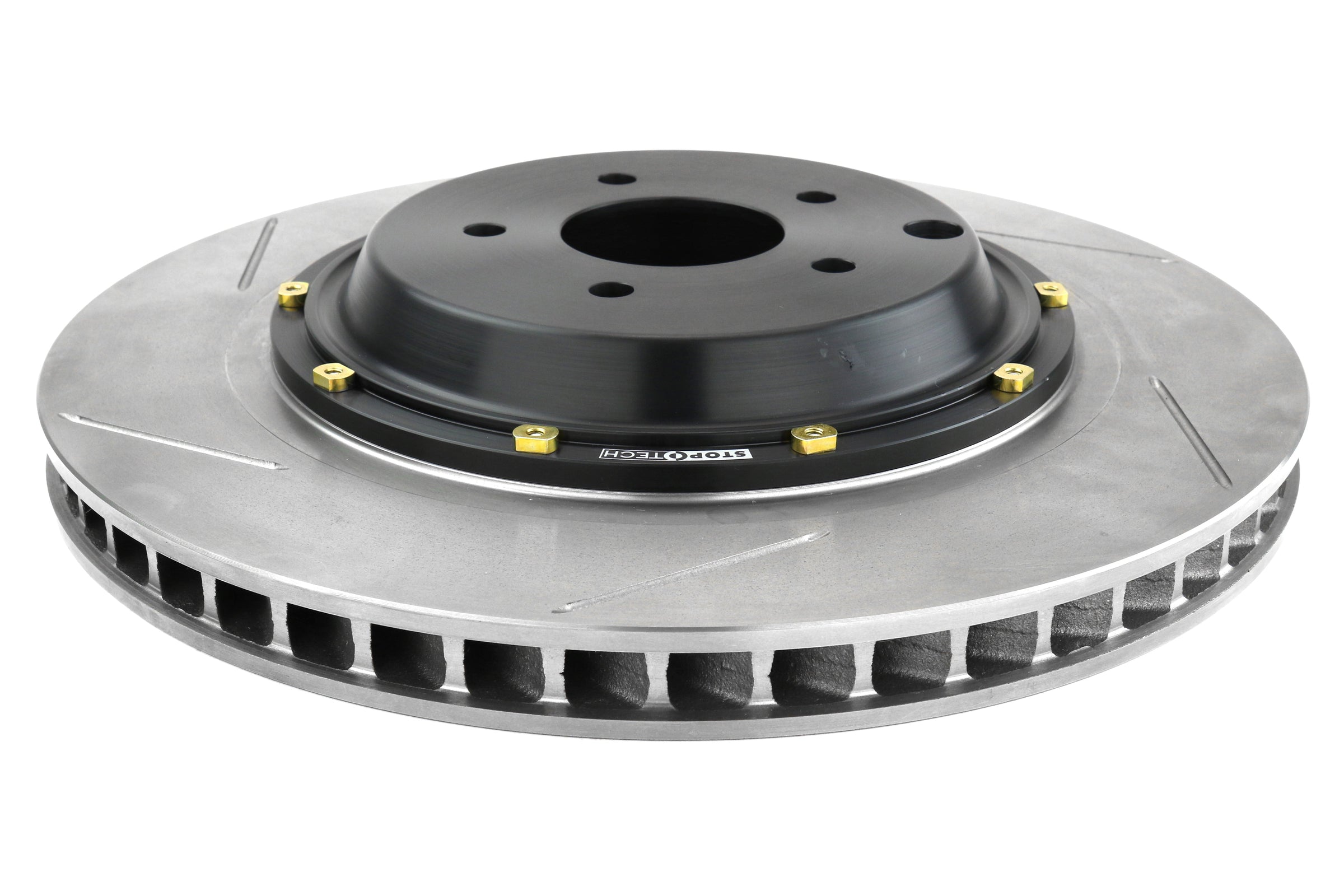Stoptech 2-Piece Aerorotor 380x30 Slotted Pair - 2009-2024 Nissan GT-R