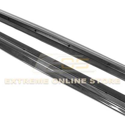 2014-19 Cadillac CTS Carbon Fiber Front Splitter & Side Skirts