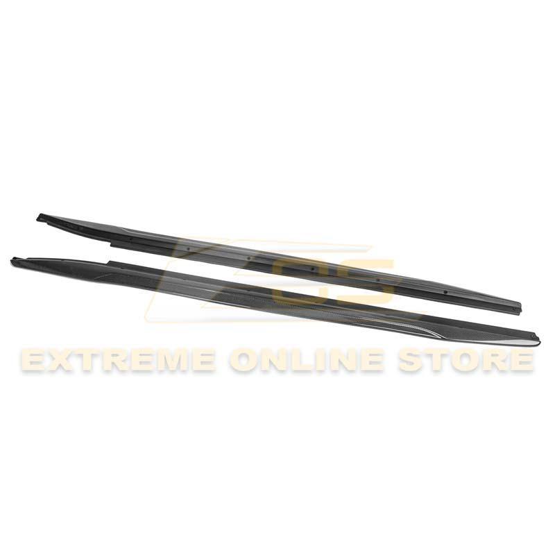 2014-19 Cadillac CTS Carbon Fiber Front Splitter & Side Skirts
