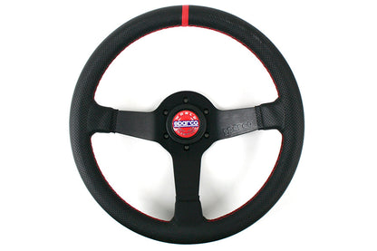 Sparco Champion Limited Edition Steering Wheel Black Leather - Universal
